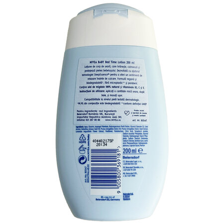 Lotiune de corp Bed Time Baby, 200 ml, Nivea 661869