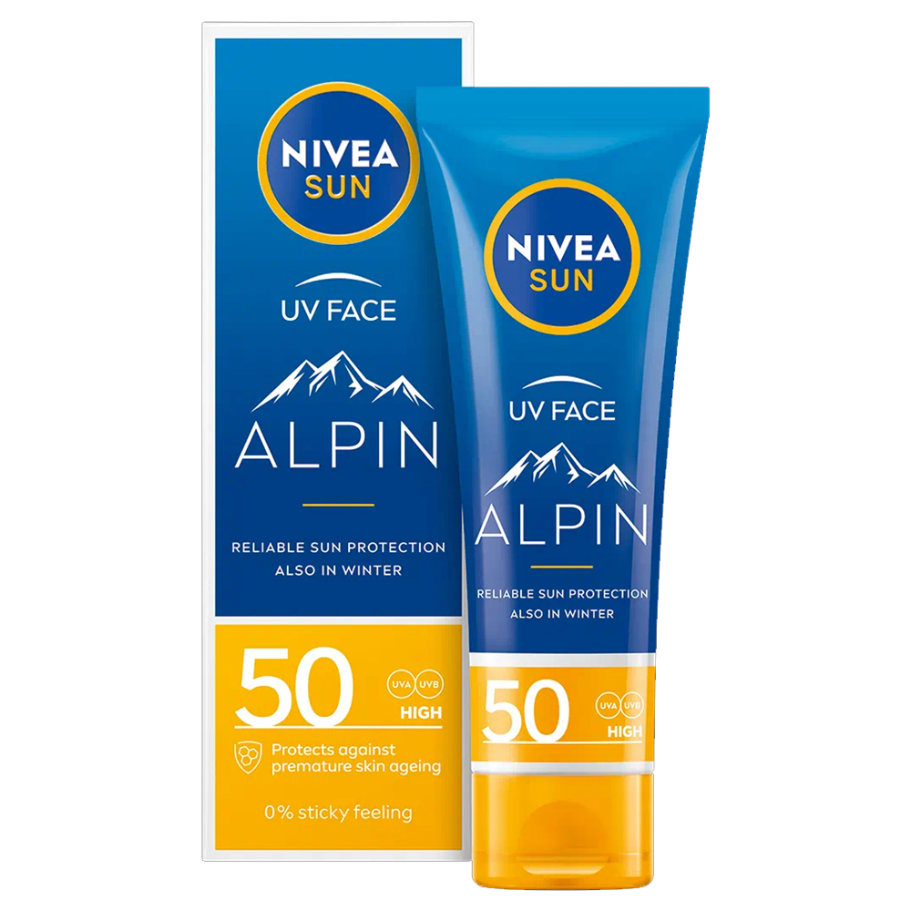 Crema fata cu SPF50 Alpin Sun, 50 ml, Nivea