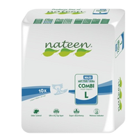Scutece pentru adulti Combi Maxi Line, marimea L, 10 bucati, Nateen