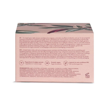 Unt de corp Damasco in Fiore, 250 ml, Rituena 661956