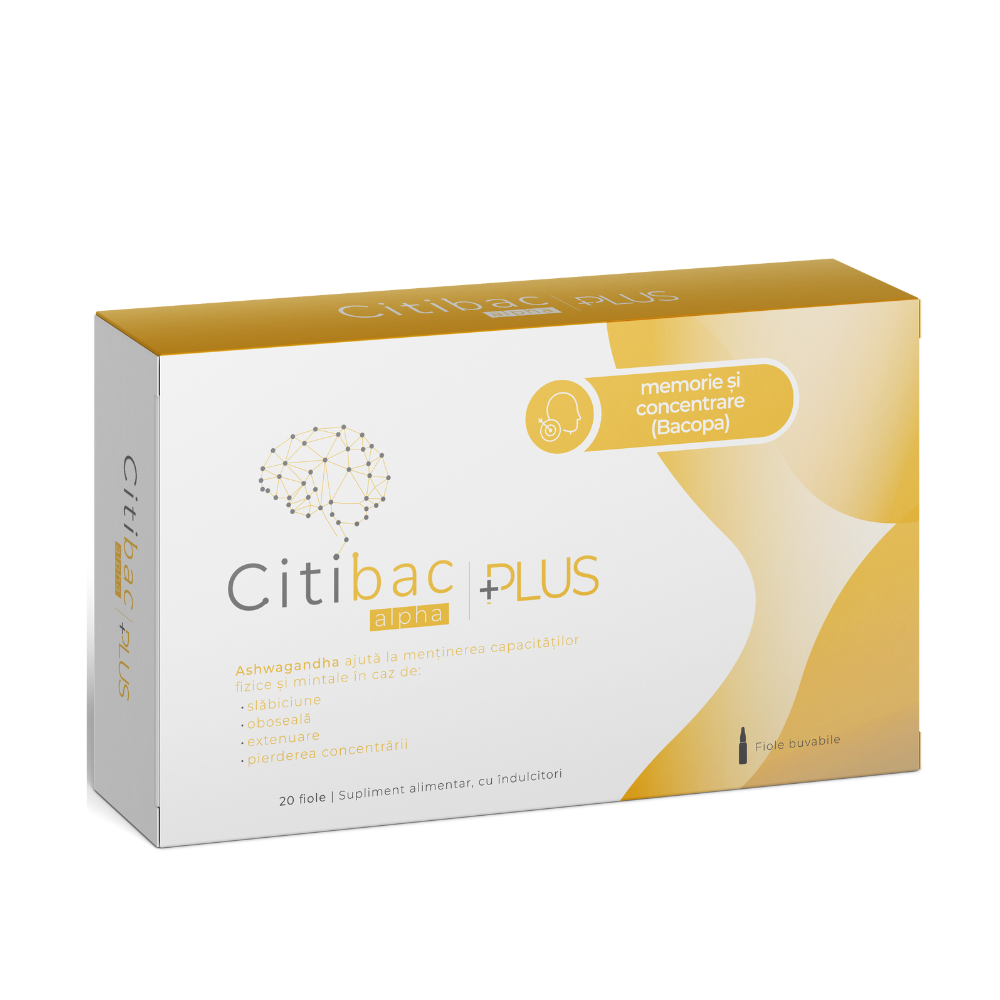 Citibac Alpha Plus, 20 fiole buvabile, NaturPharma