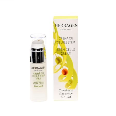 Crema de zi cu celule stem din portocala SPF 30, 30 g, Herbagen