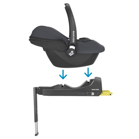 Scoica auto I-Size Cabriofix, 40-75 cm, Essential Graphit, Maxi Cosi 695362