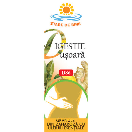 Digestie usoara granule D86, 4 g, Fares 723052