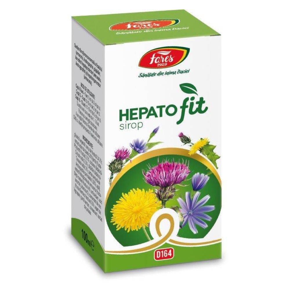 Hepatofit sirop, D164, 100 ml, Fares