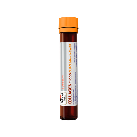 Kollagen 11000 Plus Curcuma + Ghimbir, 30 flacoane, Doppelherz 662212