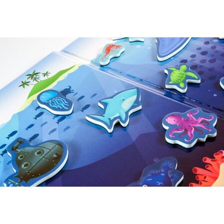Joc magnetic Descopera Misterele Marii, +3 ani, Miniland 662214
