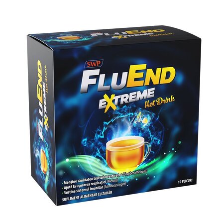FluEnd Extreme Hot Drink, 10 plicuri, Sun Wave Pharma 662427