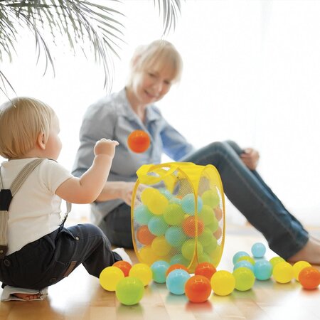 Set 75 bile joaca multicolore, +6 luni, Ludi 662439