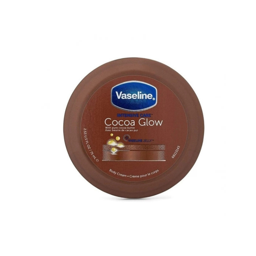 Crema de corp cu unt de cacao Cocoa Glow, 75 ml, Vaseline