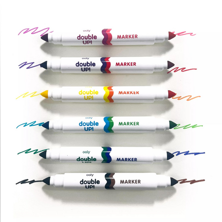 Set 6 carioci duble lavabile Double Up, +3 ani, Ooly 662499
