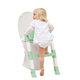Reductor pentru toaleta cu scarita Kyddyloo Celadon, Green, Thermobaby 662514