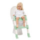 Reductor pentru toaleta cu scarita Kyddyloo Celadon, Green, Thermobaby 662515