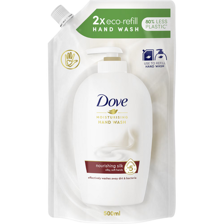 Rezerva sapun lichid Fine Silk, 500 ml, Dove