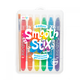 Creioane acuarela cu gel Smooth Stix, +3 ani, 6 culori, Ooly 662586