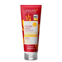 Sampon pentru bucle rasucite Hibiscus si Unt de Shea, 250 ml, Urban Care