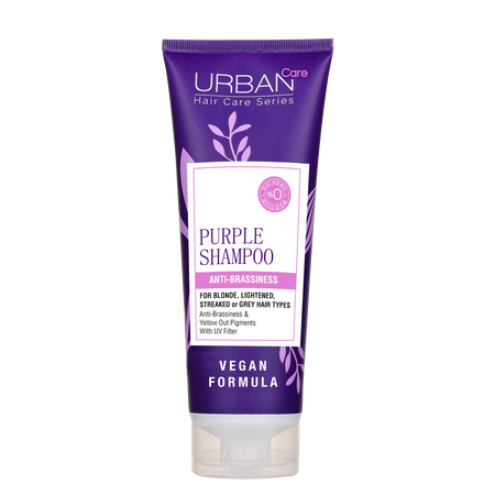Sampon mov fara sulfati pentru parul blond, 250 ml, Urban Care