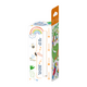 Kit rola de desenat pe numere cu 4 creioane cerate Subacvatic Safari, 2 metri, 3 ani+, Haku Yoka 662709