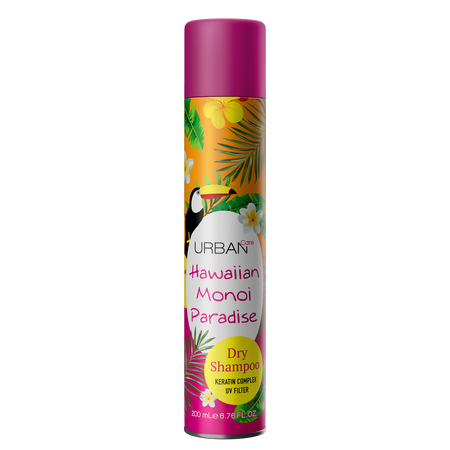 Sampon uscat  cu ulei de monoi si ylang ylang Hawaiian Manoi Paradise, 200 ml, Urban Care