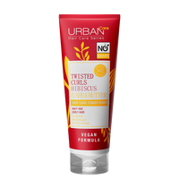 Balsam pentru parul cret Hibiscus si unt de Shea, 250 ml, Urban Care