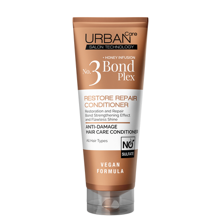 Balsam de reparare si restaurare pentru par blond Bond Plex, 250 ml, Urban Care