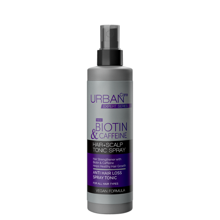 Spray tonic pentru par cu biotina si cofeina, 200 ml, Urban Care