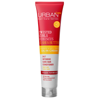 Crema pentru par cret Hibiscus si unt de Shea, 175 ml, Urban Care