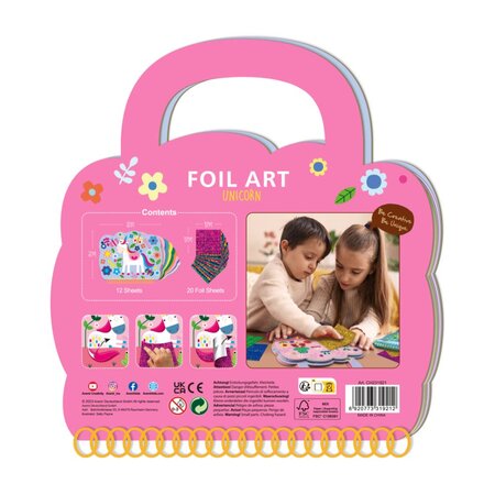 Set arta cu folie Unicorn, +3 ani, Avenir 662785