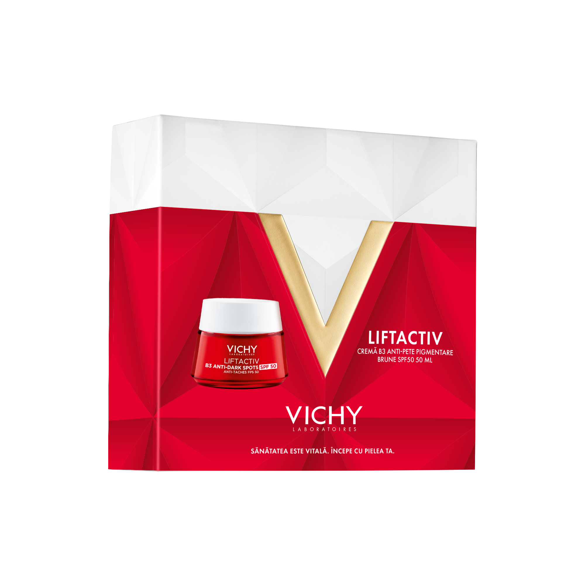 Trusa Liftactiv B3 Crema de zi antirid, 50 ml, Vichy