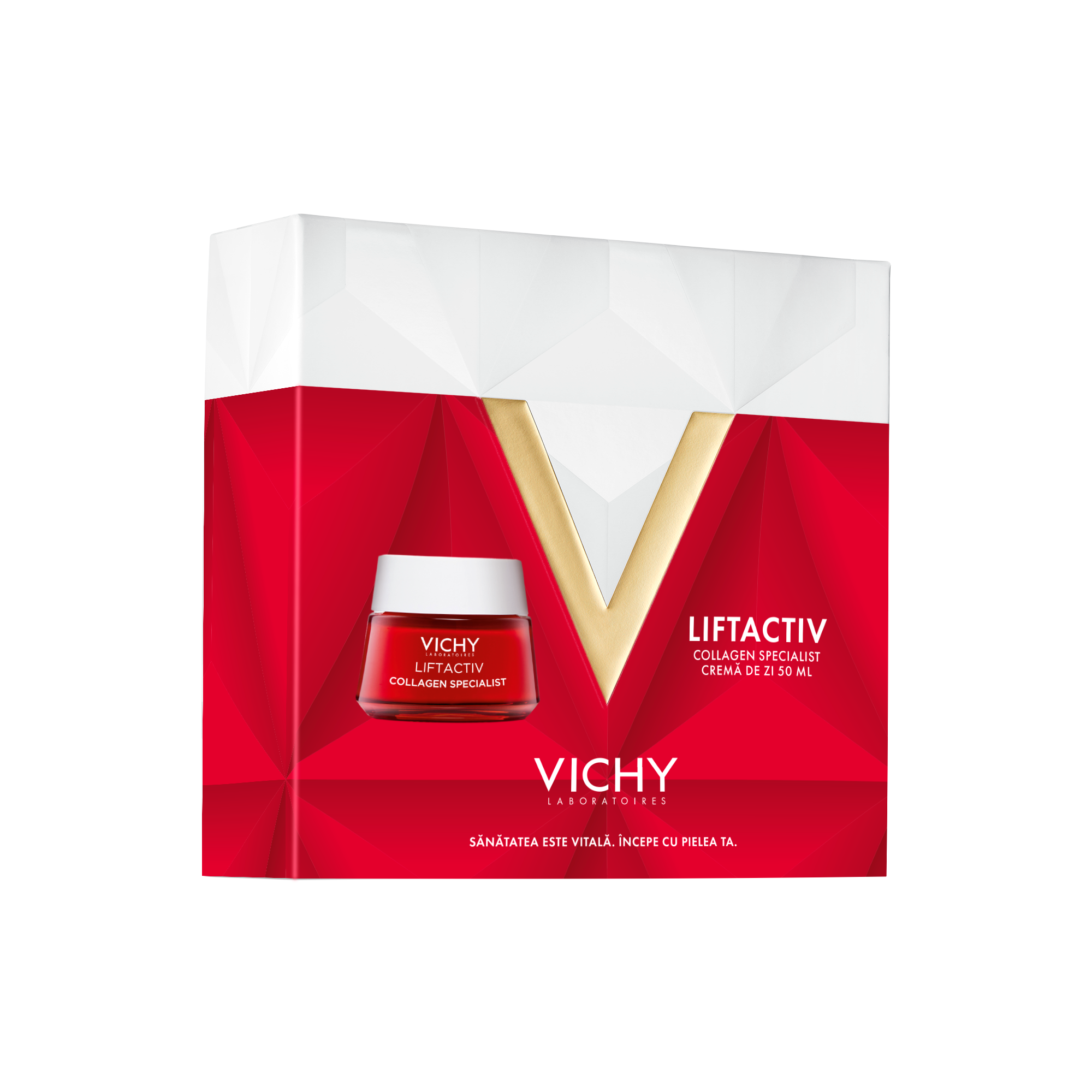 Pachet Liftactiv Specialist Crema de zi Collagen Specialist, 50 ml, Vichy