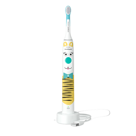Periuta de dinti electrica + toc Philips Sonicare For Kids Design a Pet Edition, HX3603/01, Philips 662850