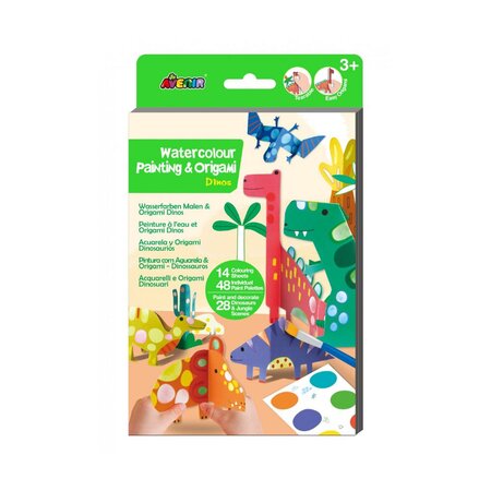 Set creativ 2 in 1 pictura si origami Dinozauri, Avenir