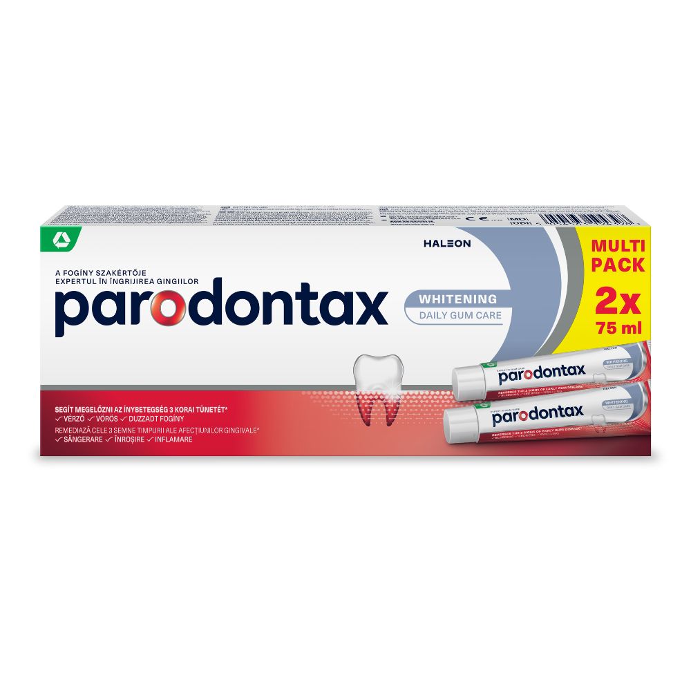 Pachet Pasta de dinti Whitening, 2x75 ml, Parodontax