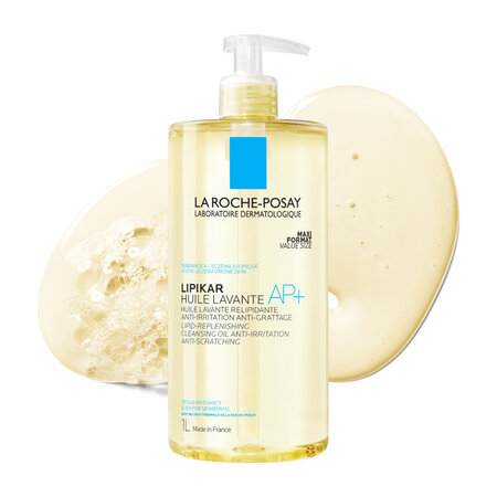 Ulei de spalare relipidant pentru pielea uscata cu tendinta atopica Lipikar AP+, 1000 ml, La Roche Posay 819403