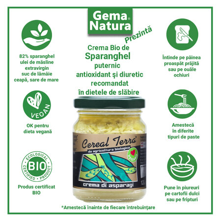 Crema de sparanghel Bio, 120 g, Cereal Terra 662934