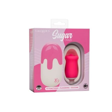 Stimulator Sugar Craze, 10 functii de vibratie, Roz, CalExotics 662938