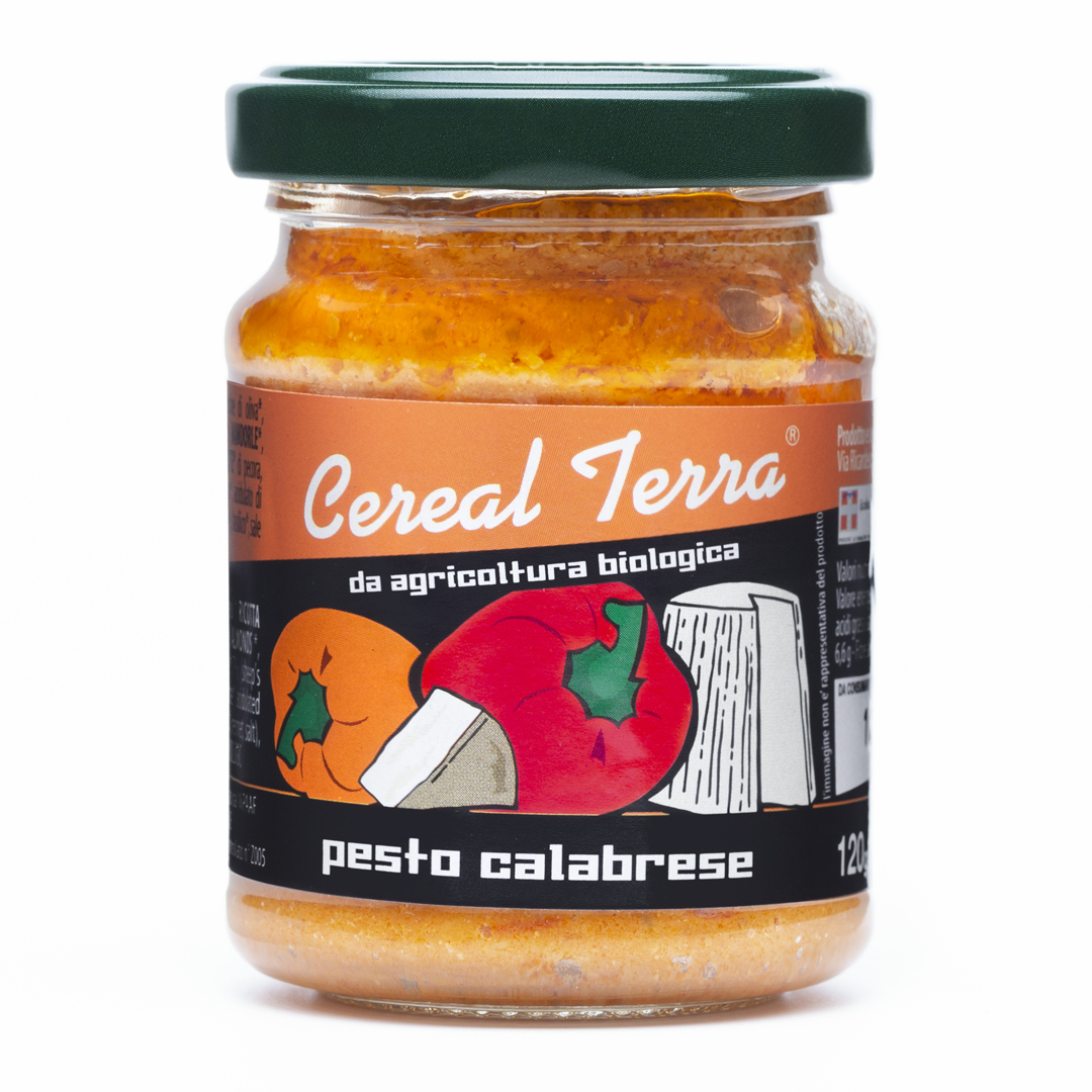 Crema pesto calabrese Bio, 120 g, Cereal Terra