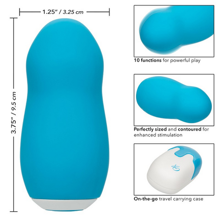 Stimulator Sugar Dream, 10 functii de vibratie, Albastru, CalExotics 662954