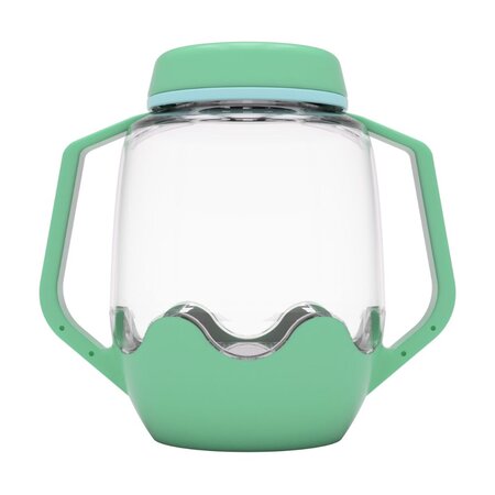 Borcan pentru joaca senzoriala, Verde, Glo Pals
