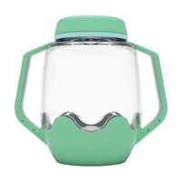 Borcan pentru joaca senzoriala, Verde, Glo Pals