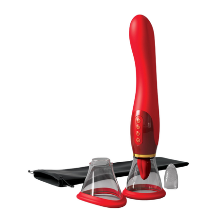Stimulator Fantasy 24k Gold Edition, 3 moduri de viteza, PipeDream 662997