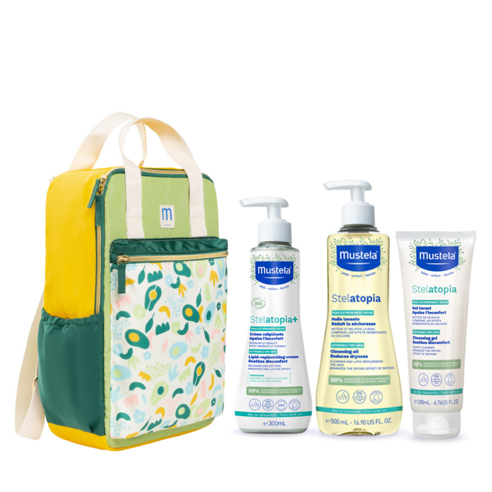 Pachet Piele Atopica + Rucsac Stelatopia, Mustela