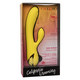 Vibrator din silicon San Diego Seduction, 10 functii de vibratie, Galben, California Dream 663123