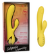 Vibrator din silicon San Diego Seduction, 10 functii de vibratie, Galben, California Dream 663115