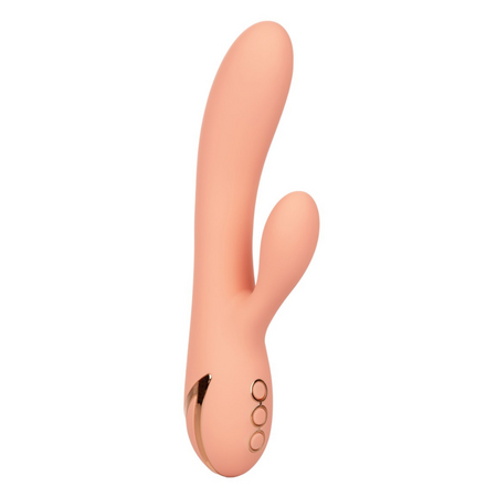 Vibrator din silicon Monterey Magic, 10 functii de vibratie, Portocaliu, California Dream