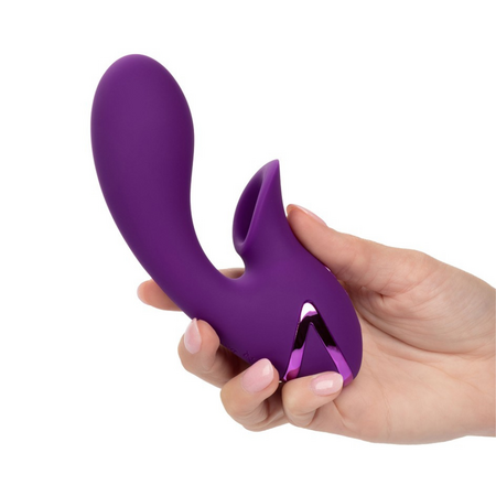 Vibrator din silicon Huntington Beach, 10 functii de vibratie, Violet, California Dream 663136