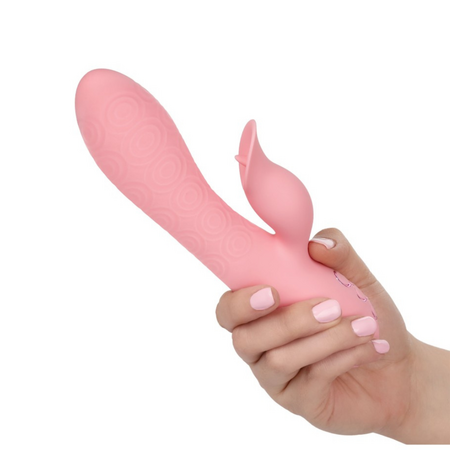 Vibrator din silicon Pasadena Player, 10 functii de vibratie, Roz, California Dream 663143