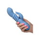 Vibrator din silicon Santa Cruz Coaster, 10 functii de vibratie, Albastru, California Dream 663153