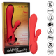 Vibrator din silicon Palisades Passion, 10 functii de vibratie, Rosu, California Dream 663172