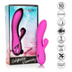 Vibrator din silicon Malibu Minx, 10 functii de vibratie, Roz, California Dream 663178
